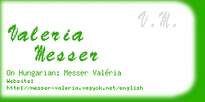 valeria messer business card